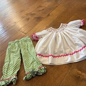 Remember Nguyen outfit size 18 months girls smocked